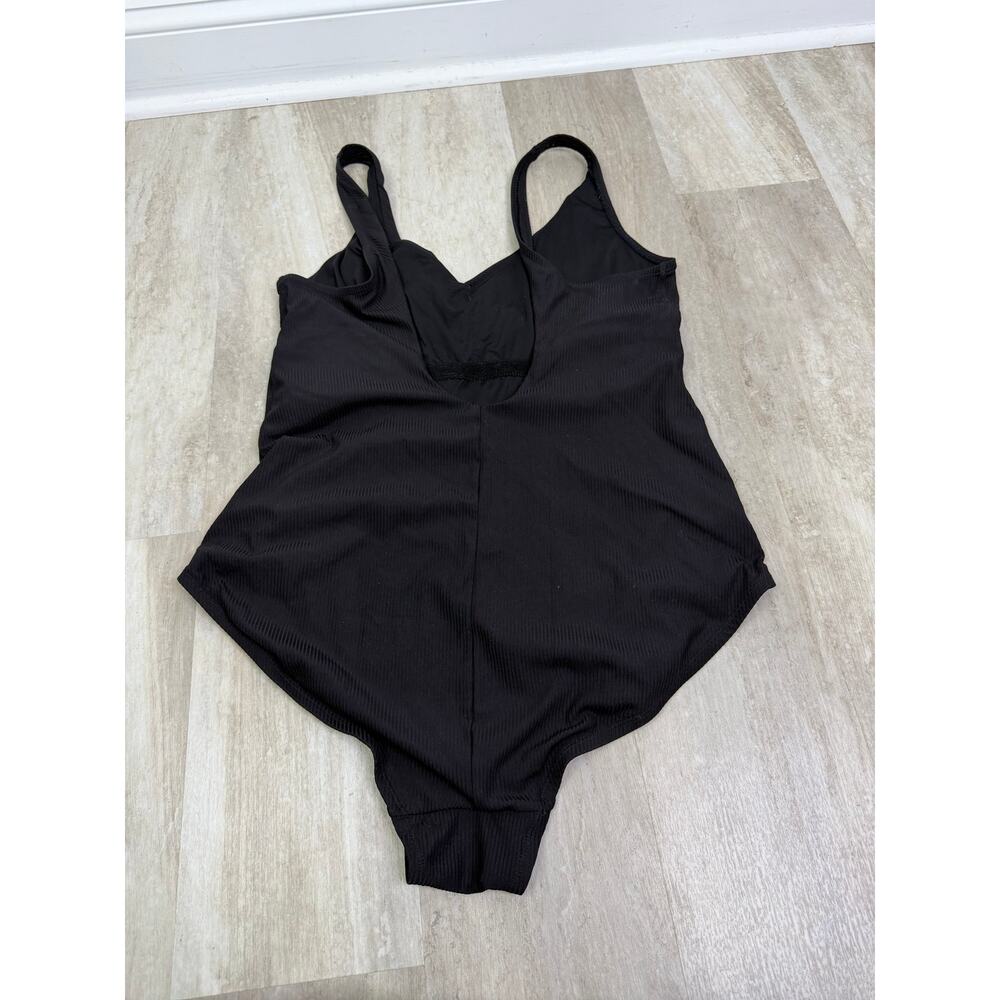 Andie The Ibiza One Piece Rib Swimsuit Black Size XXL - Picture 3 of 4